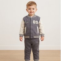 E08090: Boys Bench Jacket & Jog Pant Outfit (18-24 months)